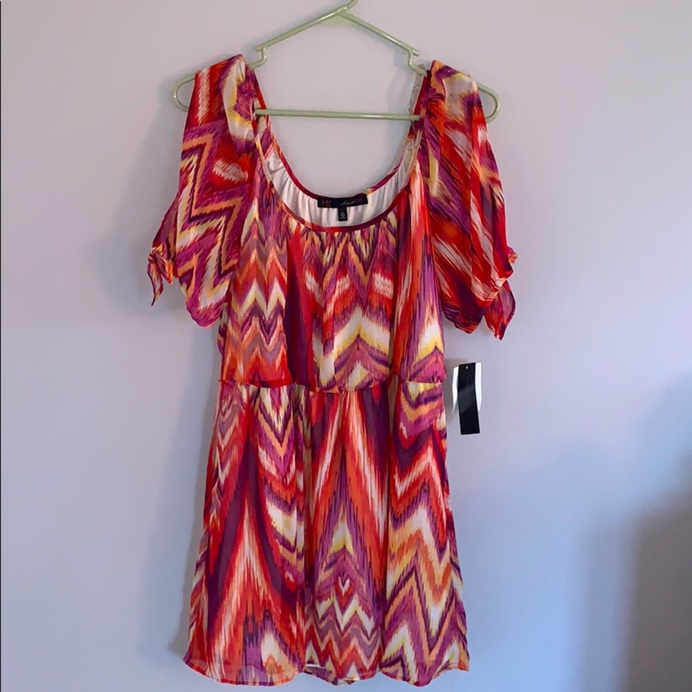 Flowy multi-color dress